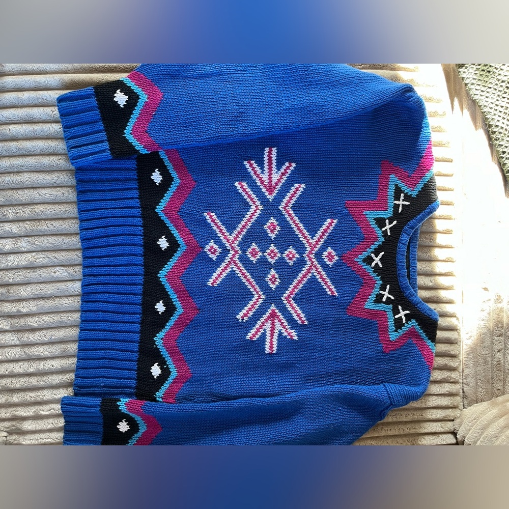 Vintage Women’s warm knit vintage Patterned Sweater